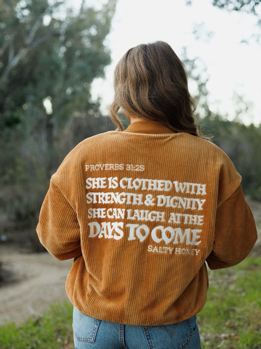 Salty Honey Corduroy Fleece Lined Bomber Jacket NWT 🤎